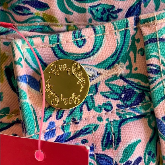 Sz 2 Lilly Pulitzer womens crop pants SouthOcean Skinny NWT - Picture 5 of 7